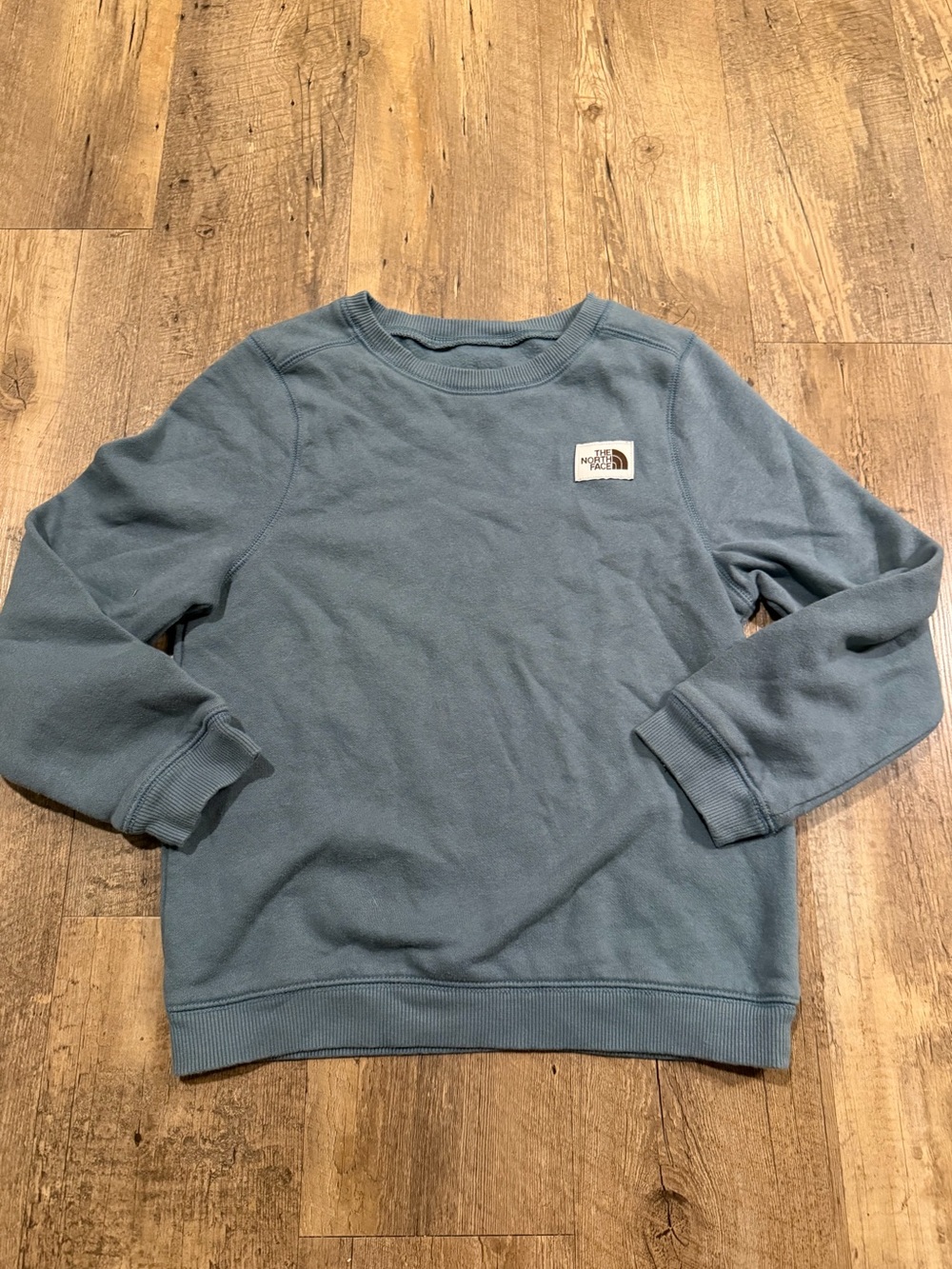 The North Face kids Dusty Blue Crewneck Sweatshirt